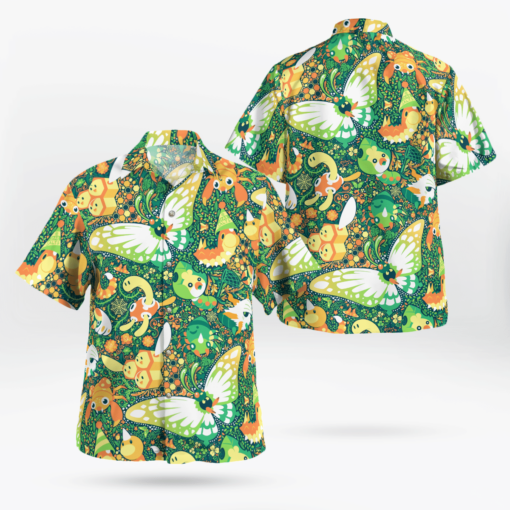 Bug Pokmon Shirt Aloha Shirt For Men Women