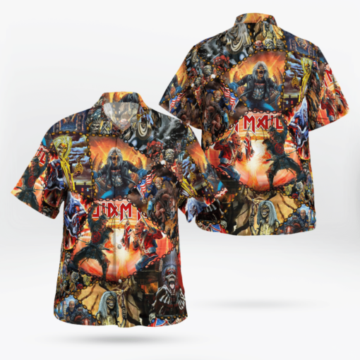 Iron Maiden Hawaii Shirt Aloha Shirt For Men Women