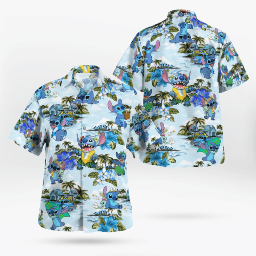 Stitch Summer Hawaiian Shirt Aloha Shirt For Men Women