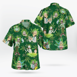 Rick And Morty Hawaii Shirt Aloha Shirt For Men Women
