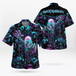 Skull Iron Maiden Hawaii Shirt Aloha Shirt For Men Women