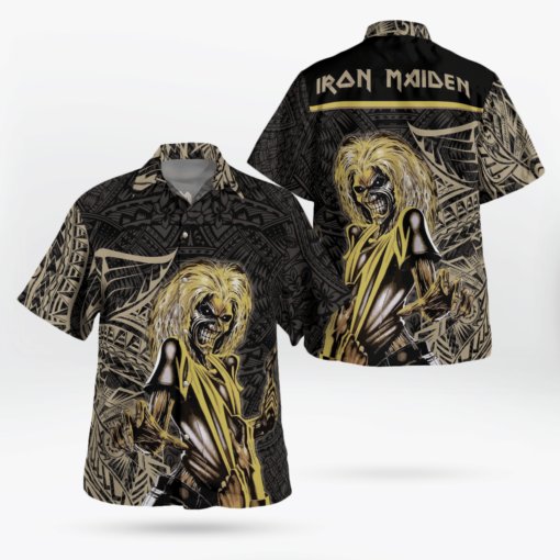 Iron Maiden Tribal Hawaii Shirt Aloha Shirt For Men Women