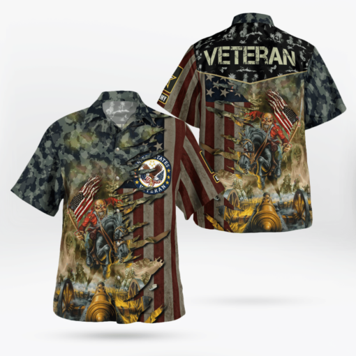 Veteran Iron Maiden Tropical Hawaii Shirt Aloha Shirt For Men Women