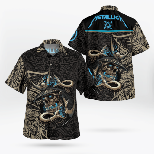 Metallica Skull Hawaii Shirt Aloha Shirt For Men Women