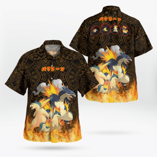 Pokemon T Tribal Hawaii Shirt Aloha Shirt For Men Women