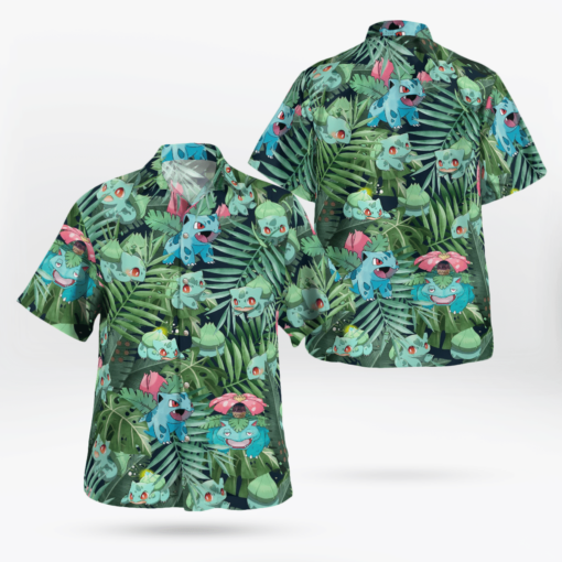 Pokemon B Tribal Hawaii Shirt Aloha Shirt For Men Women