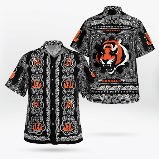 CB Bandana Pattern Outfit Aloha Shirt For Men Women