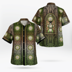 Avatar Earthbender Pattern Outfit Aloha Shirt For Men Women