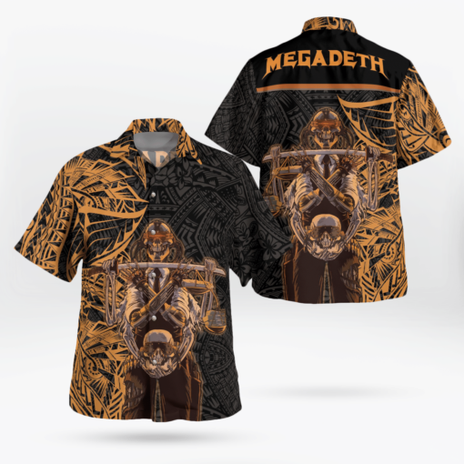 Megadeth Tribal Hawaii Shirt Aloha Shirt For Men Women