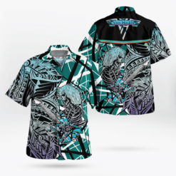 VH Skull Tribal Hawaii Shirt Aloha Shirt For Men Women