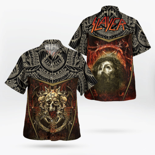 Slayer Tribal 2022 Hawaii Shirt Aloha Shirt For Men Women