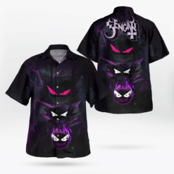 Gengar Evil Pokmon Hawaii Shirt Aloha Shirt For Men Women