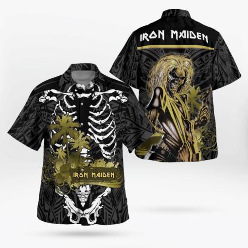 Irm Tribal Tropical And Skeleton Hawaii Shirt Aloha Shirt For Men Women