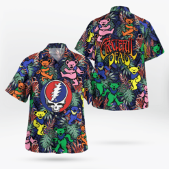 Grateful Dead Tropical Tribal Hawaiian Shirt Aloha Aloha Shirt For Men Women