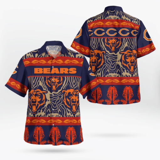 Bears Football Seamless Pattern Hawaii Shirt Aloha Shirt For Men Women
