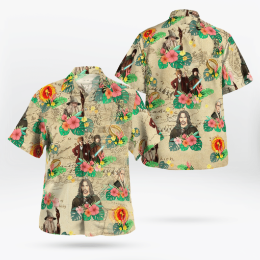 Lord Of The Rings Tropical 2022 Hawaiian Shirt Aloha Aloha Shirt For Men Women