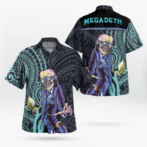 Megadeth Tribal 2022 Hawaii Shirt Aloha Aloha Shirt For Men Women