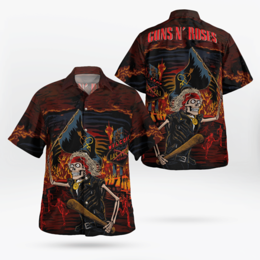 Guns N Roses 2022 Hawaii Shirt Aloha Shirt For Men Women