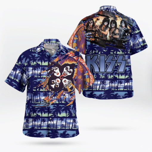 KISS Rock Bands Tropical 2022 Hawaii Shirt Aloha Shirt For Men Women