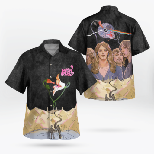 Pink Floyd Amazing Raven X Artwork Hawaiian Shirt Aloha Shirt For Men Women