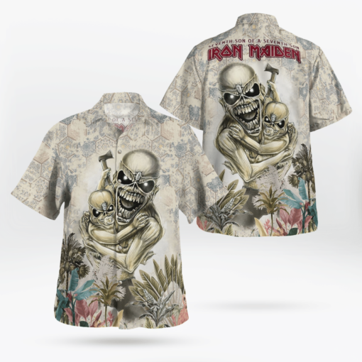 Iron Maiden Seventh Son Of A Seventh Son 1988 Hawaiian Shirt Aloha Shirt For Men Women