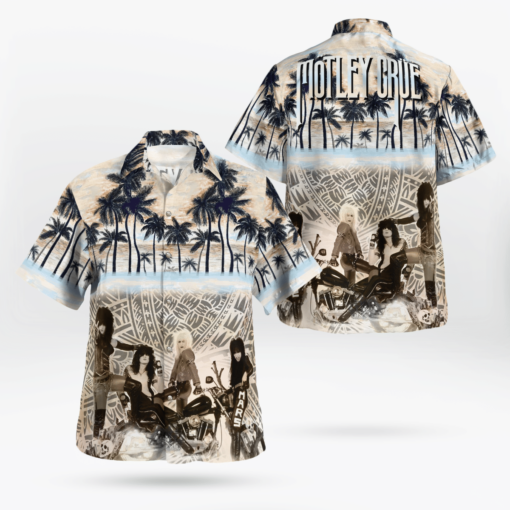 Motley Crue Tribal Tropical Hawaii Shirt Aloha Shirt For Men Women