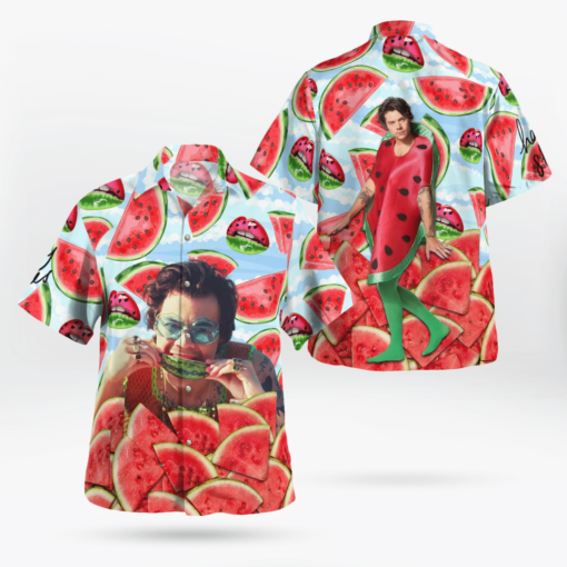 Harry Styles Watermellon Hawaiian shirt Aloha Shirt For Men Women
