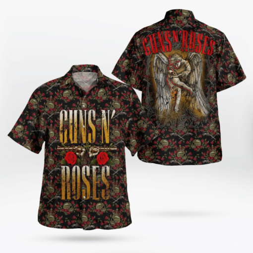 Guns N Roses Tropical Hawaii Shirt Aloha Shirt For Men Women
