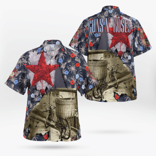 Guns N Roses Chinese Democracy Tropical Hawaii Shirt Aloha Shirt For Men Women