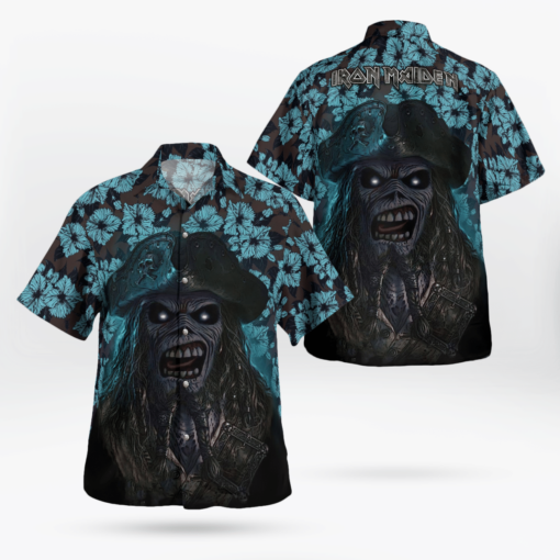 New Heavy Mental Pirate IRM Hawaiian Shirt Aloha Shirt For Men Women