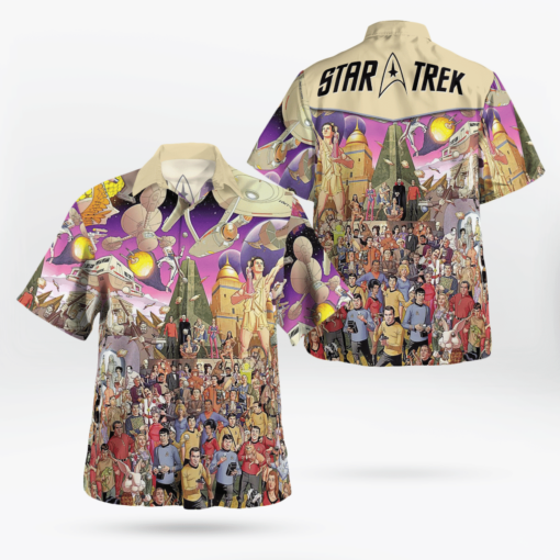 Star Trek The Original Series 50th Anniversary Hawaii Shirt Aloha Shirt For Men Women