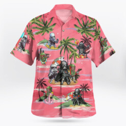 Vader Boba Fett Trooper Summer Time Hawaiian Shirt - Pink - Dream Art Europa