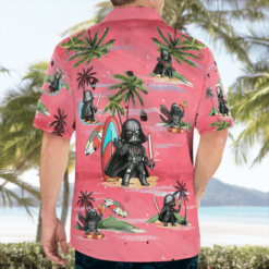 Darth Vader Summer Time Hawaiian Shirt - Pink - Dream Art Europa