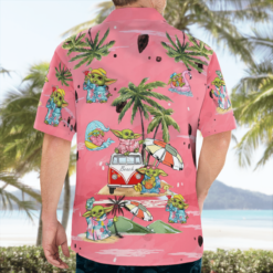 Leia Solo Bb8 R2-D2 Summer Time- Hawaiian Shirt - Pink - Dream Art Europa