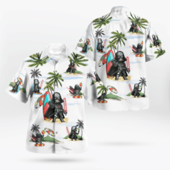 Darth Vader Summer Time Hawaiian Shirt - White - Dream Art Europa