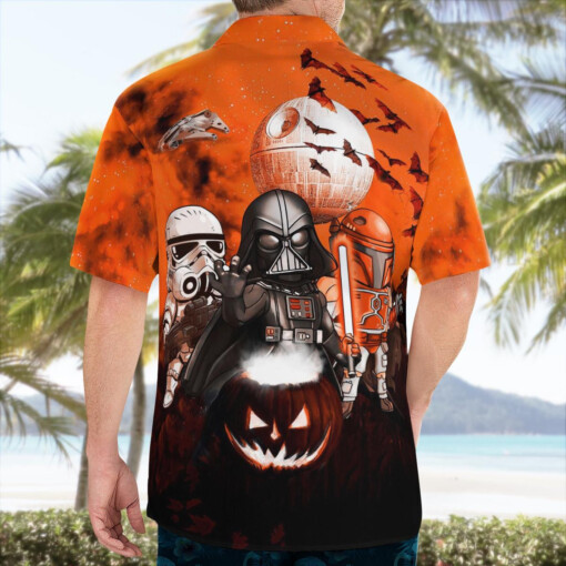 Vader Boba Fett Trooper Halloween Night - Hawaiian Shirt/Hoodie
