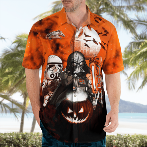 Vader Boba Fett Trooper Halloween Night - Hawaiian Shirt/Hoodie