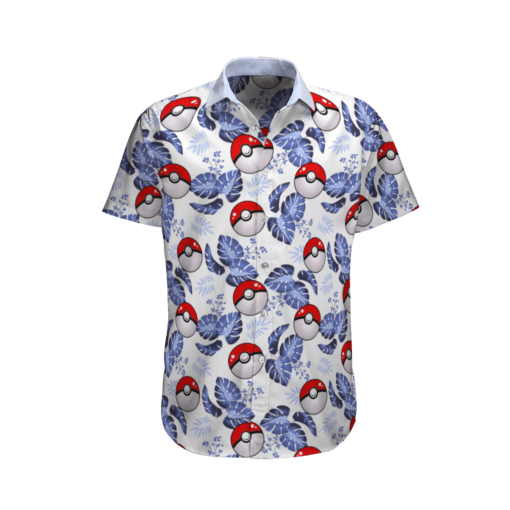 Pokemon Ball Tropical Beach Outfits Aloha Shirt For Men Women