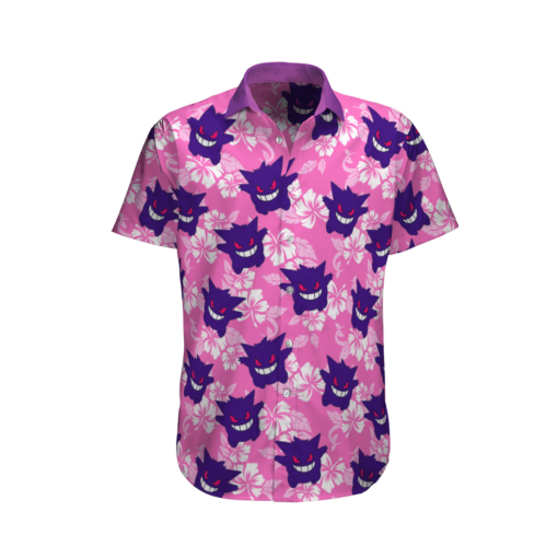 Gengar Tropical Beach Outfits BeStar Trek Seller Aloha Shirt For Men Women