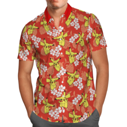 Pikachu Tropical Beach Outfits Aloha Shirt For Men Women - Dream Art Europa