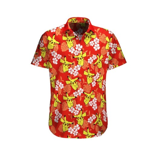 Pikachu Tropical Beach Outfits Aloha Shirt For Men Women
