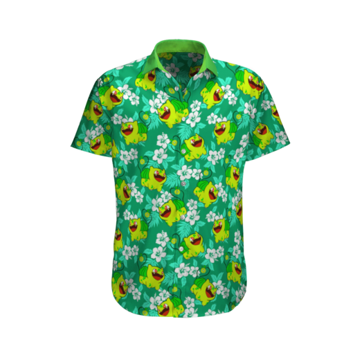 Bulbasaur Tropical Beach Outfits Aloha Shirt For Men Women