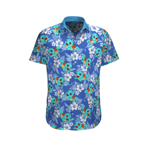 Squirtle Tropical Beach Outfits Aloha Shirt For Men Women