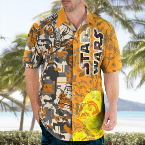 Star Wars Rebels Yellow Hawaiian Shirt Aloha Shirt For Men Women