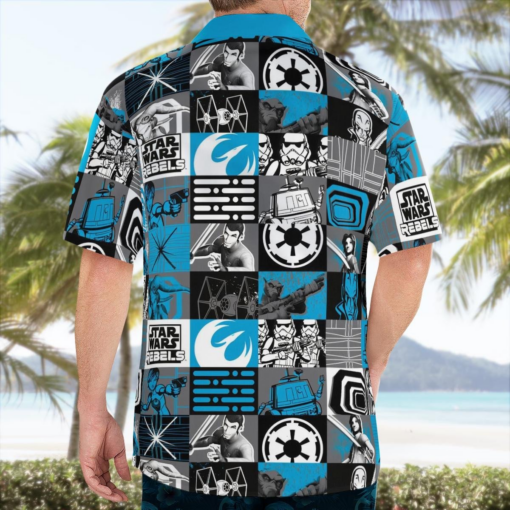 Star Wars Rebels Blue Hawaiian Shirt Aloha Shirt For Men Women