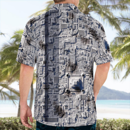 Star Wars Surface of Death Star Hawaiian Shirt Aloha Shirt For Men Women