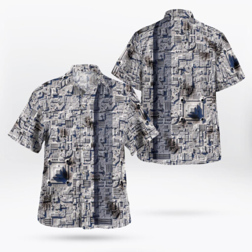 Star Wars Surface of Death Star Hawaiian Shirt Aloha Shirt For Men Women