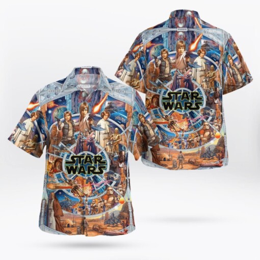 Star Wars Mens Hawaiian Shirt Aloha Shirt For Men Women