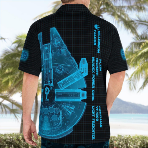 Star Wars Millennium Falcon Hawaiian Shirt Aloha Shirt For Men Women