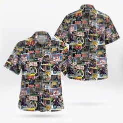 Star Wars Comic Hawaiian Shirt Aloha Shirt For Men Women